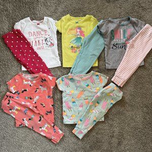 Carter's 12 Month Lot Girl Pajamas